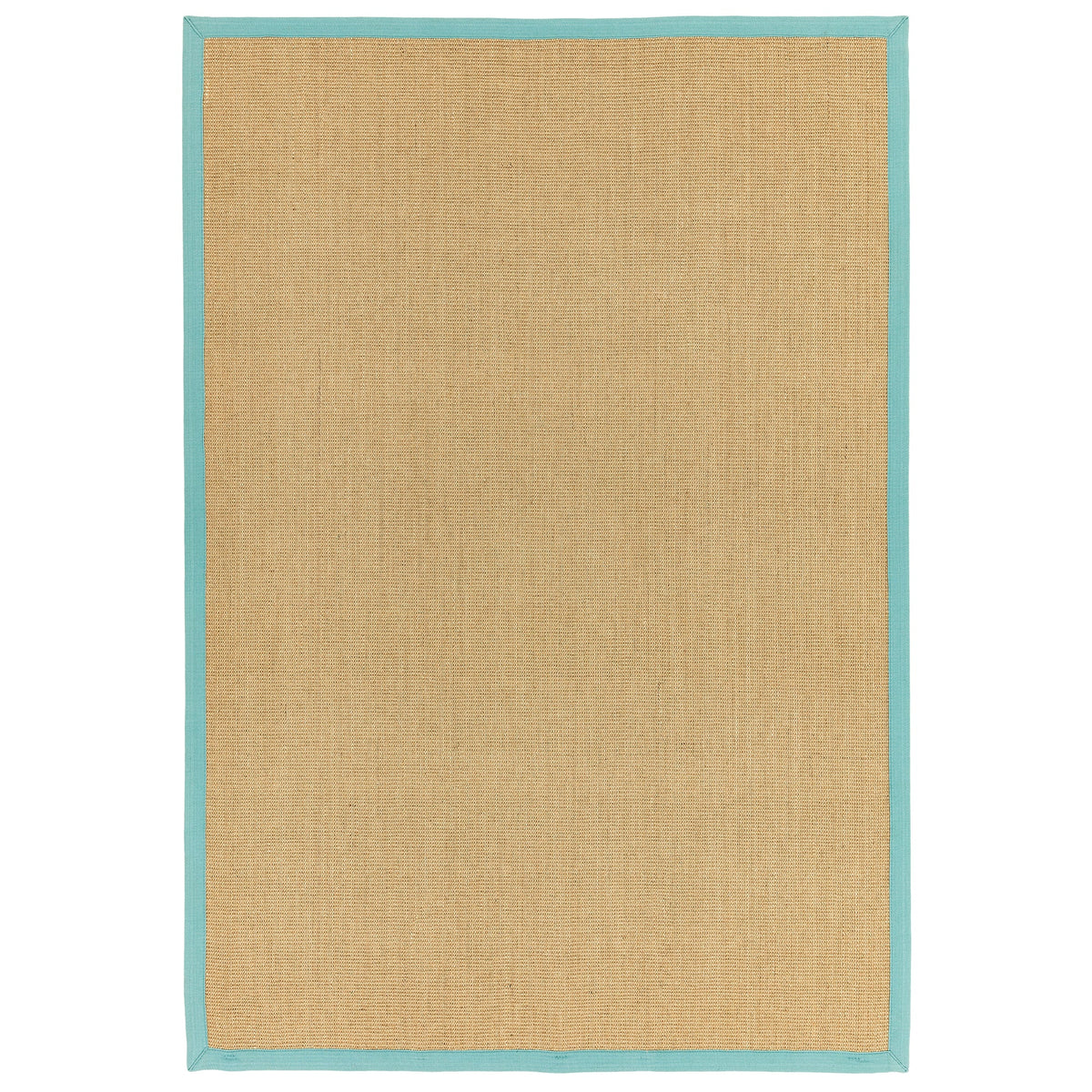 Sisal linen aqua rug