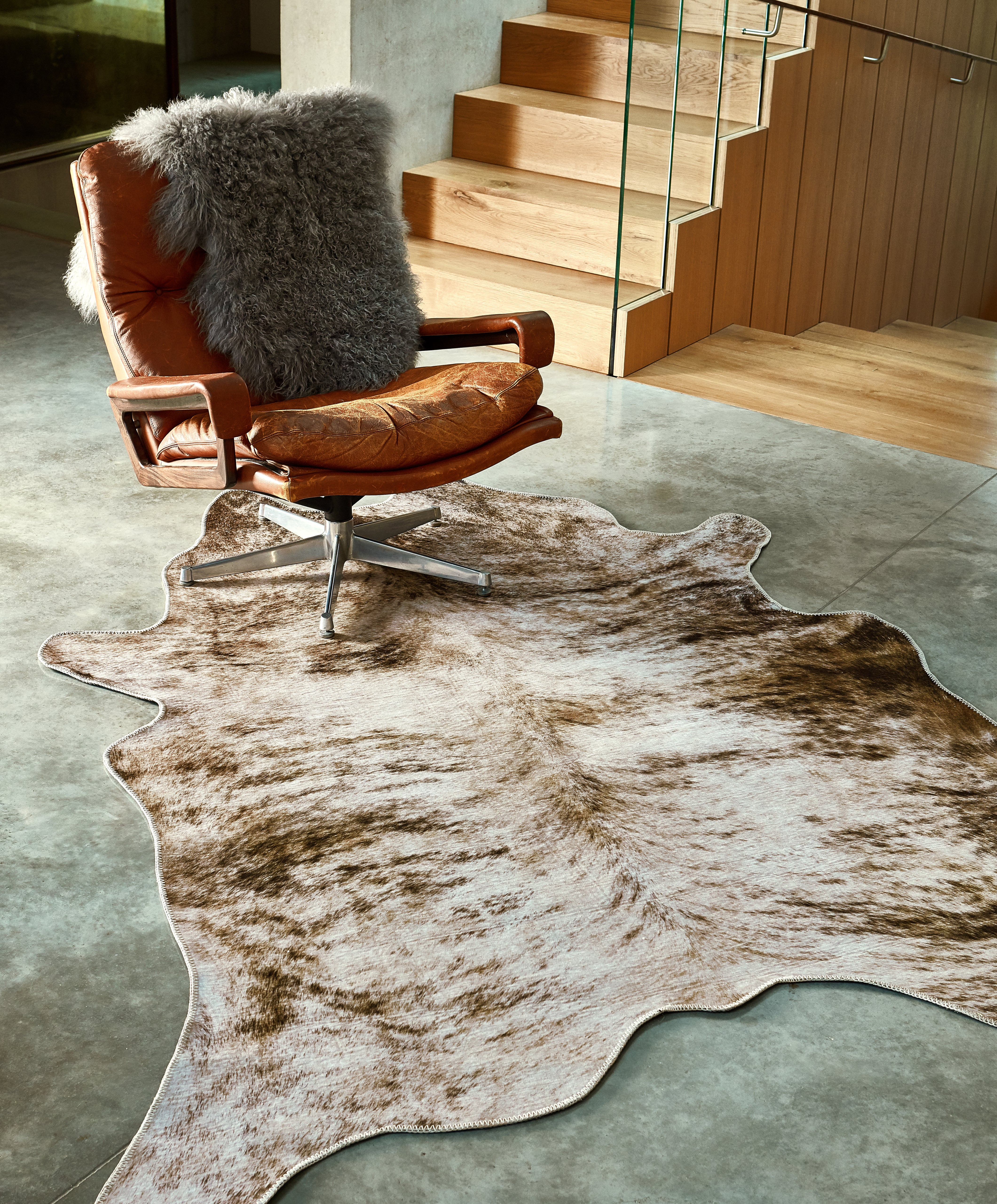 Texas grey Size 240 x 190 cm