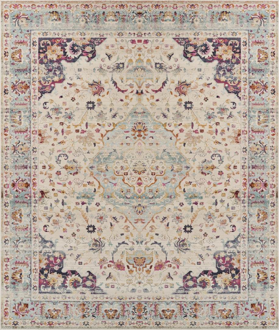 Vintage Kashan VKA 13 Blugld