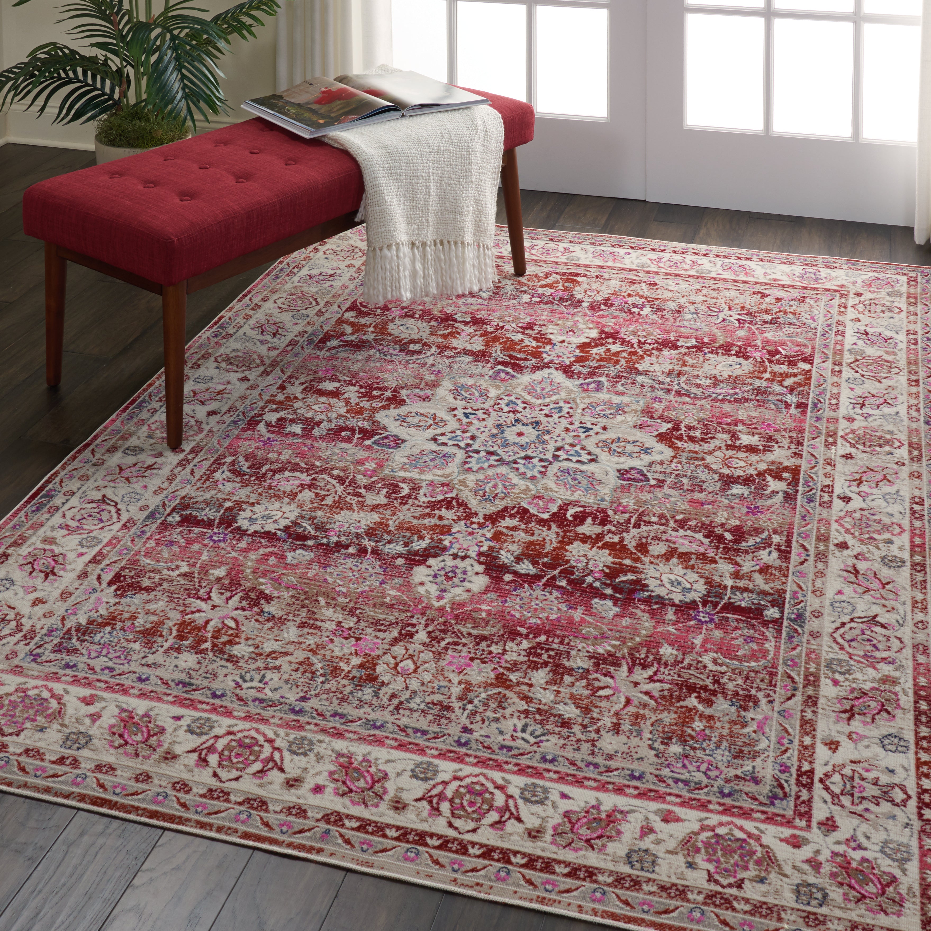 Vintage Kashan VKA 01 Red