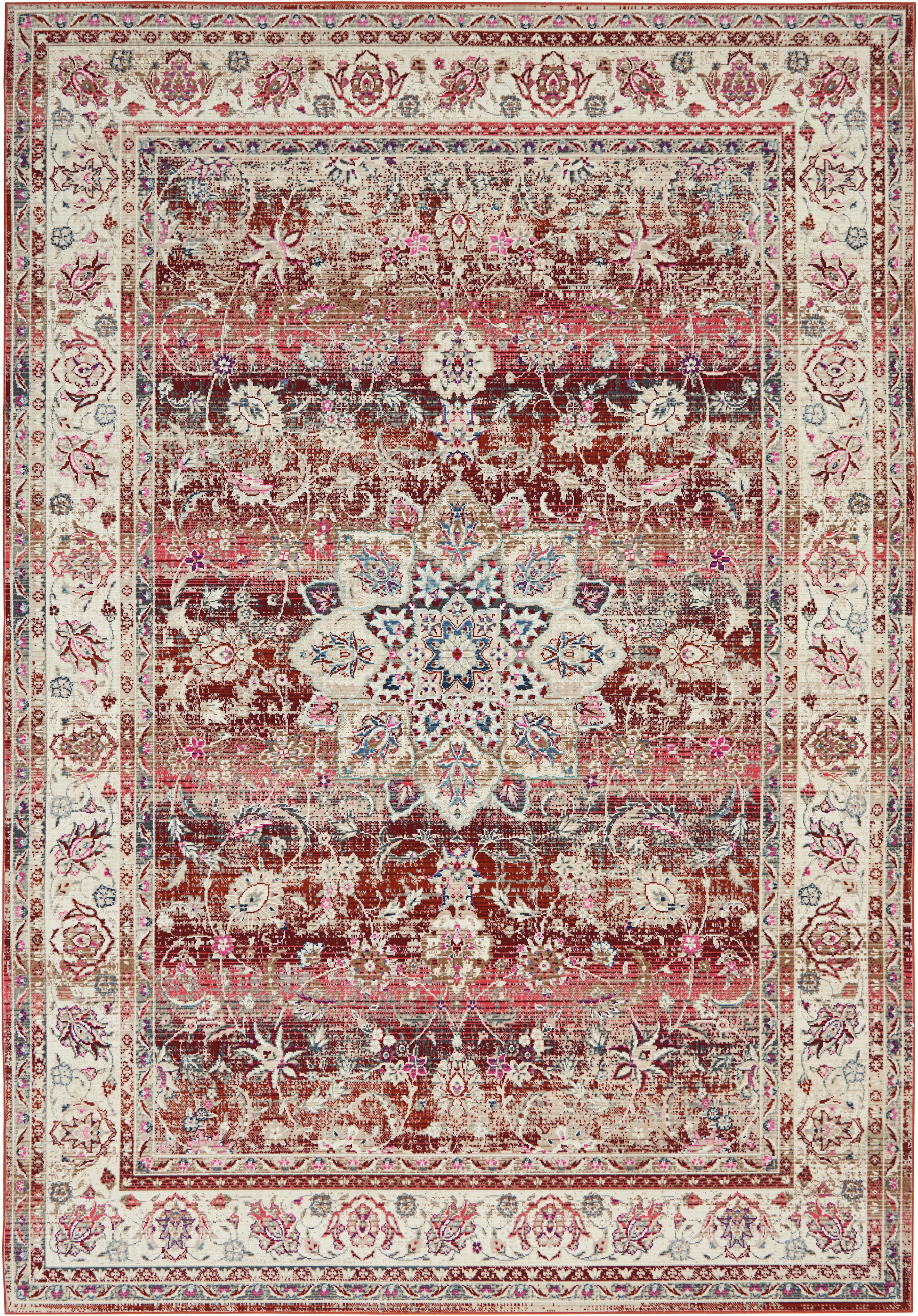 Vintage Kashan VKA 01 Red