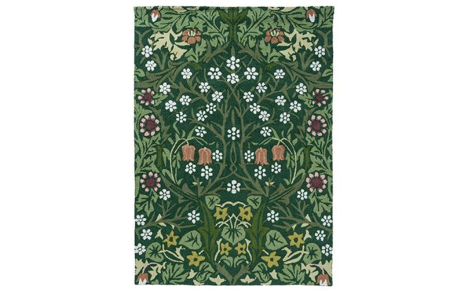 Morris & Co Blackthorn Tump outdoor rug full flat view