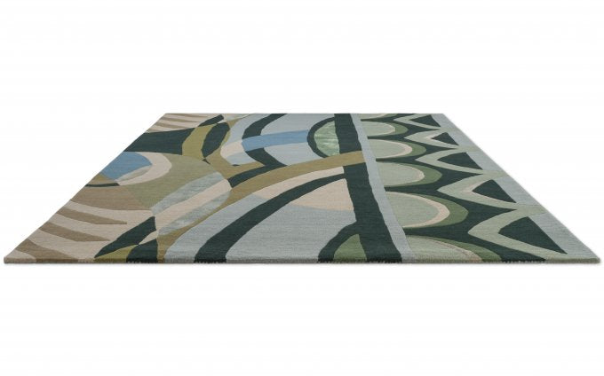 Harlequin Atelier Lagoon 140807 rug angled view