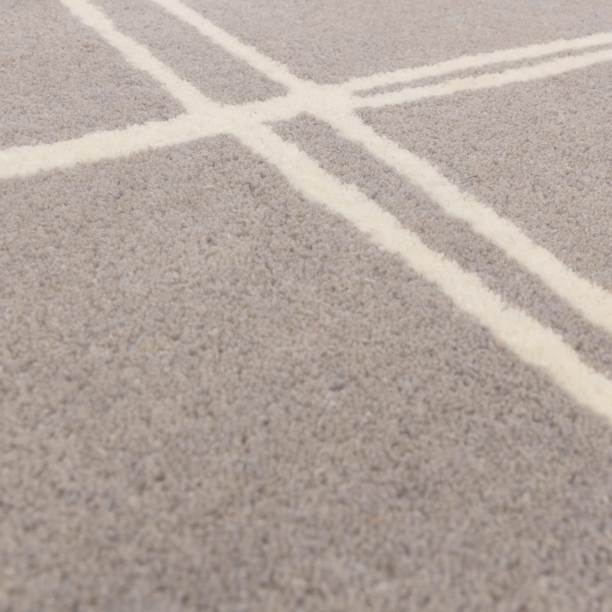 Albany Grid Grey rug
