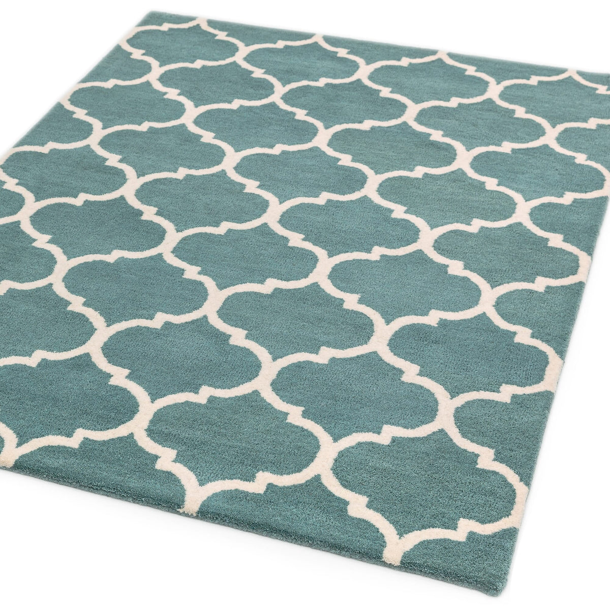 Albany Ogee Duck egg rug