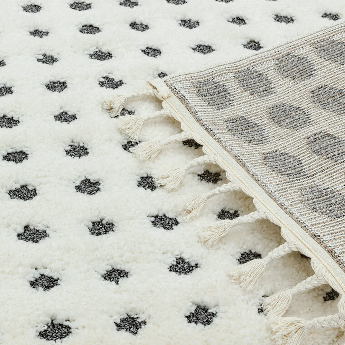 Ariana AR05 Grey Dotty rug