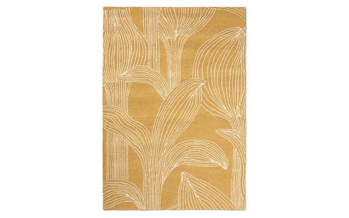 Marimekko Kukat Puhkeavat Straw outdoor rug full flat view