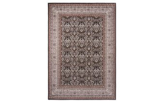 Morris & Co Borage Grey hand-knotted rug full flat view