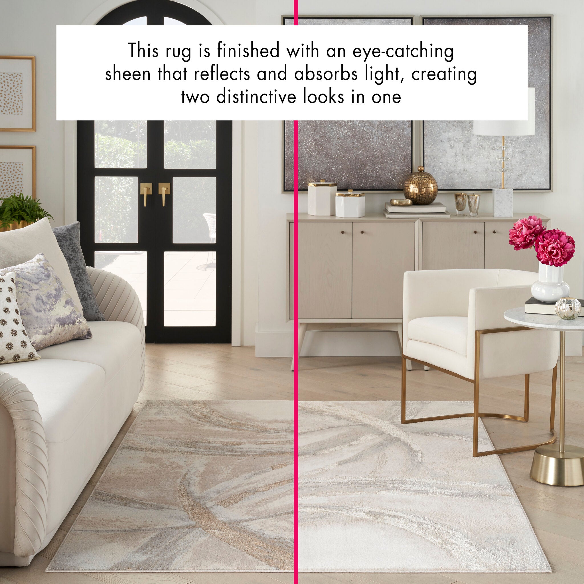 Brushstrokes BSK01 Beige Grey rug