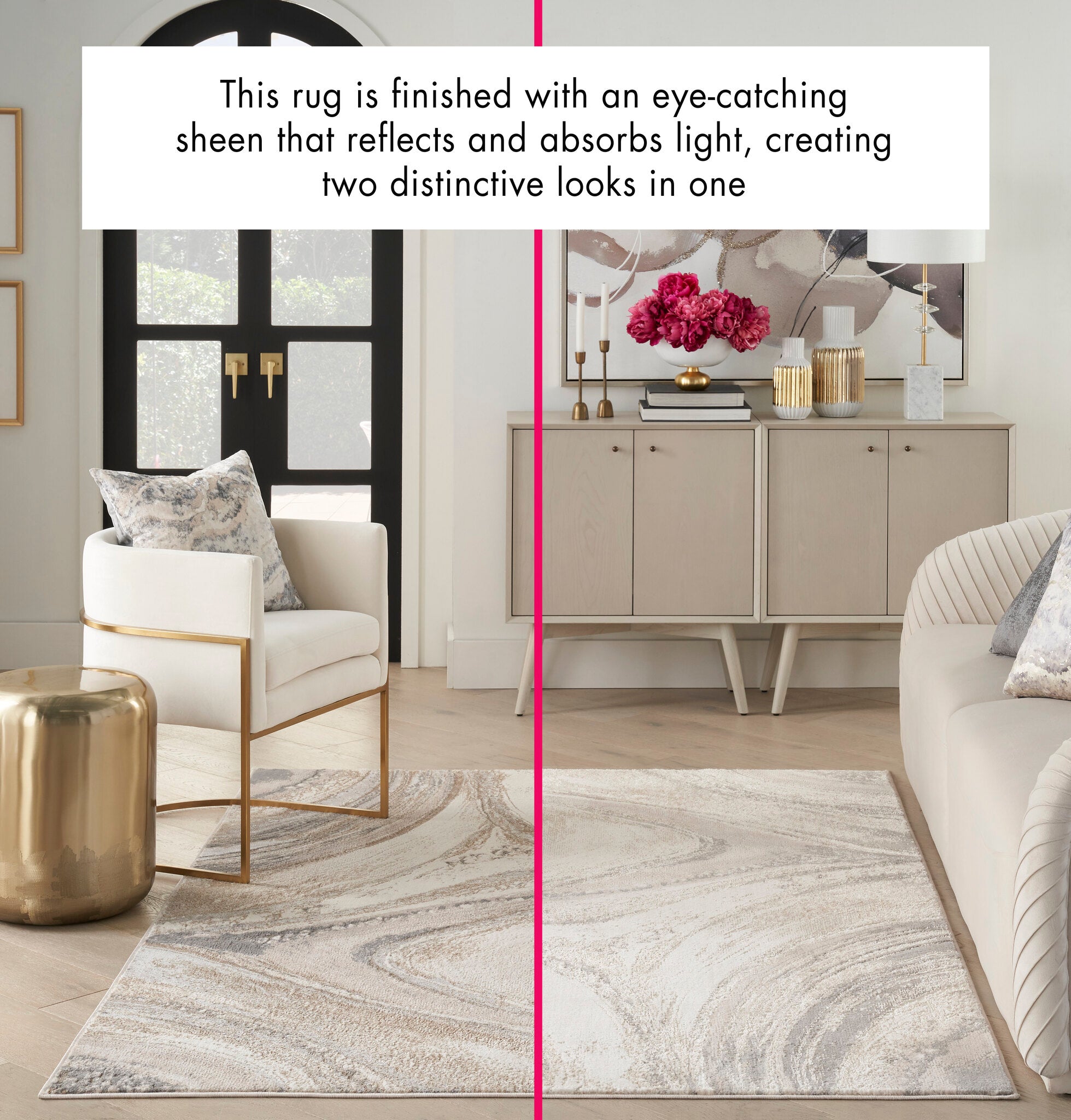 Brushstrokes BSK03 Cream Grey rug