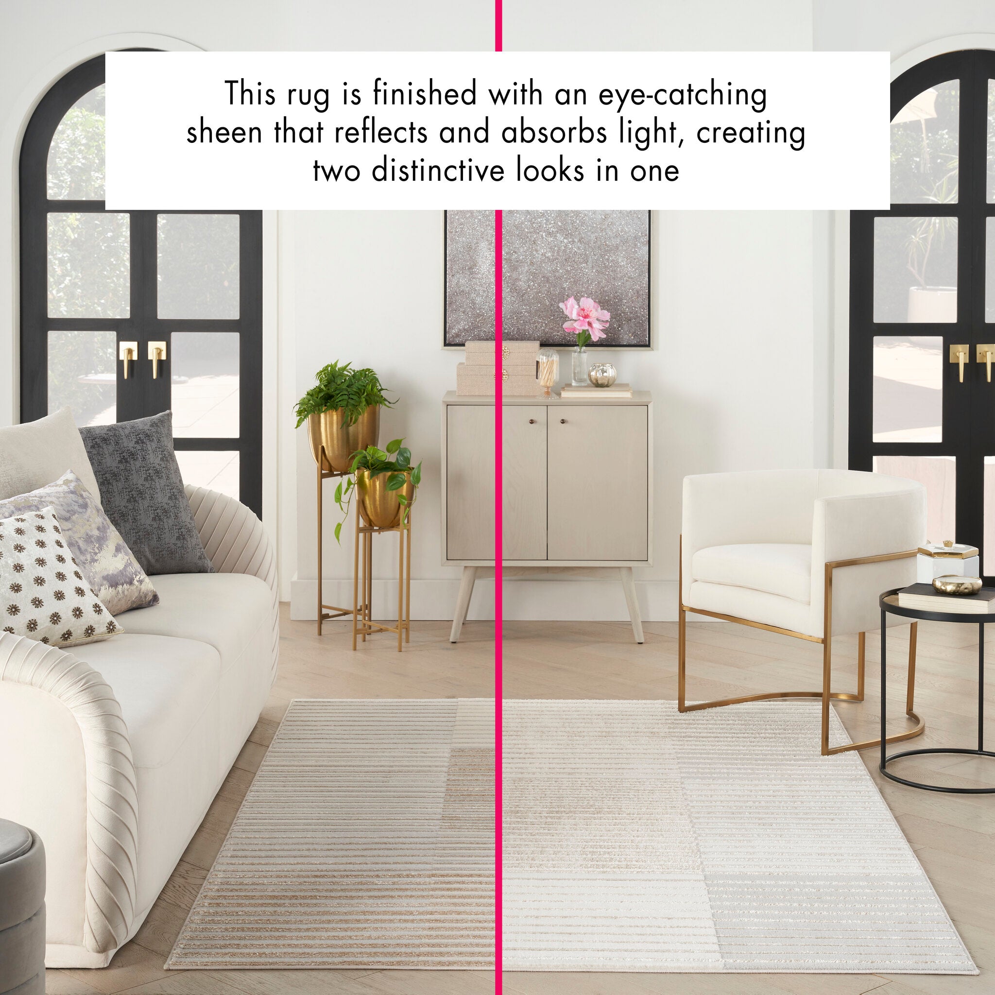 Brushstrokes BSK04 Beige Silver rug