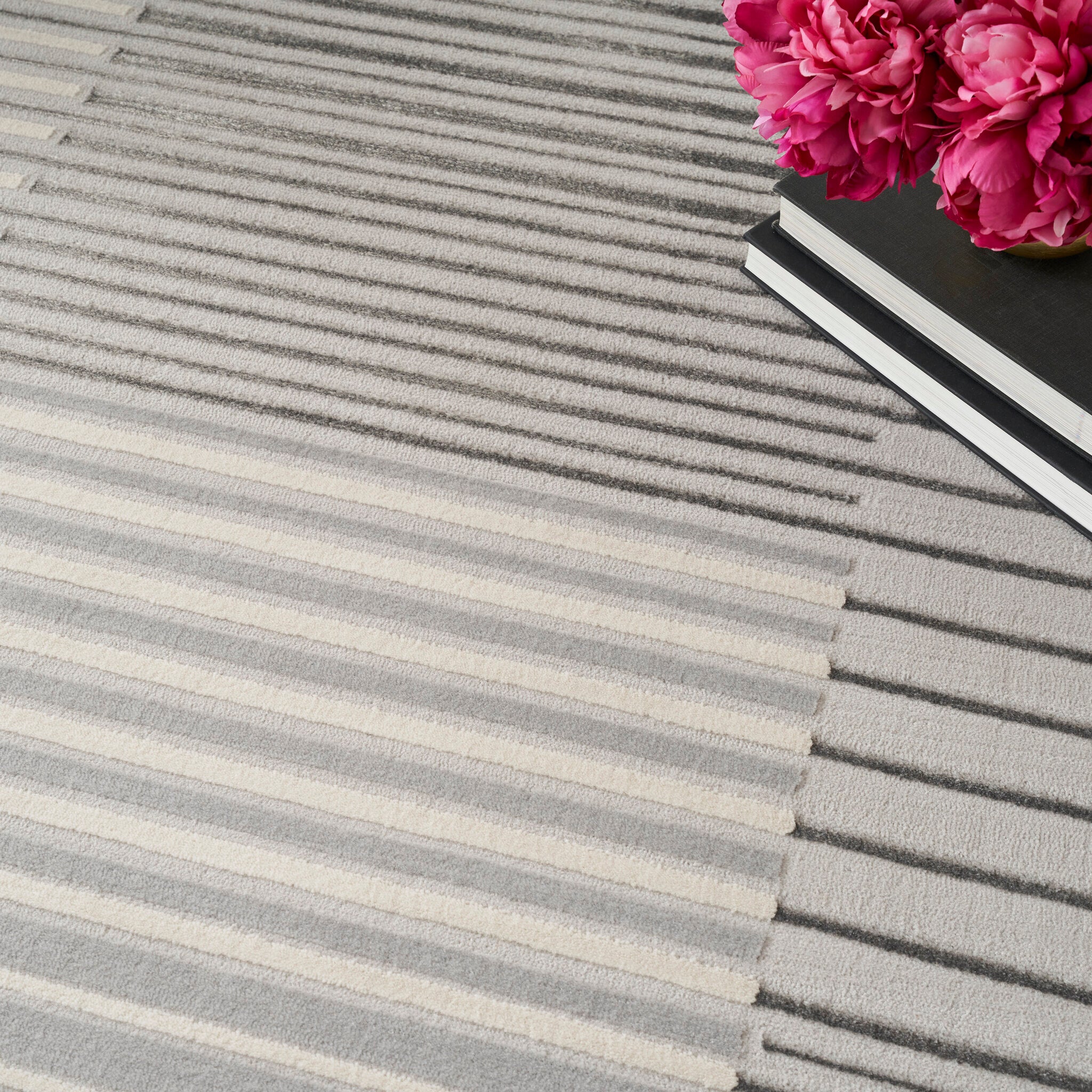 Brushstrokes BSK04 Silver Grey rug