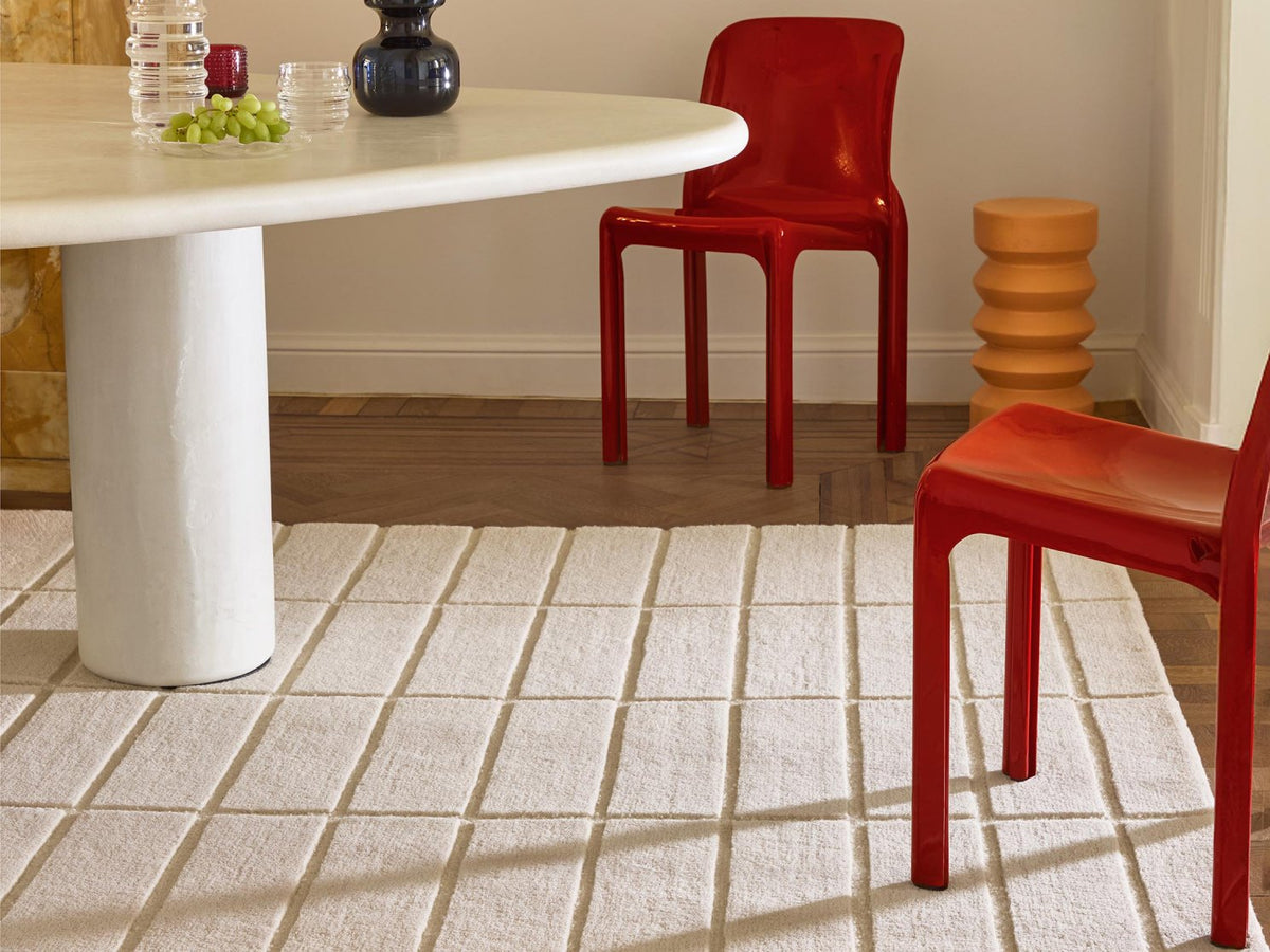 Marimekko Tiiliskivi Natural White rug | Kelaty