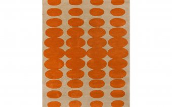 Orla Kiely Optical Oval Orange/Sand