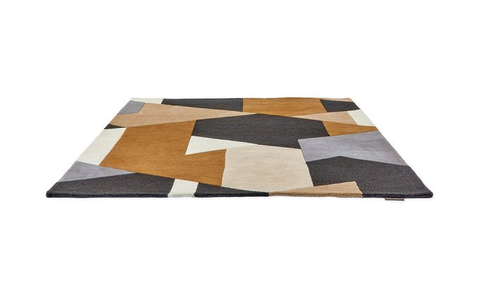 Harlequin Popova Caramel/Slate/Shell rug detail
