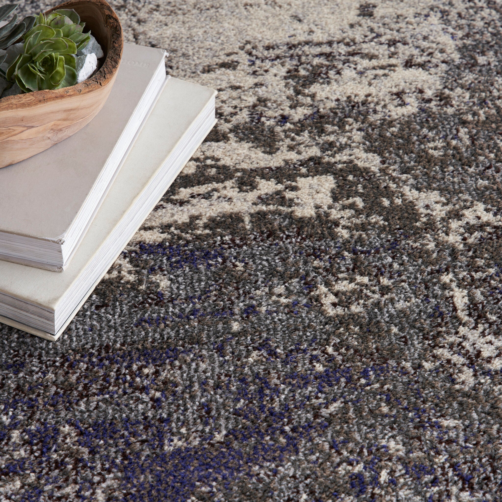 Celestial CES02 Ivory Grey rug