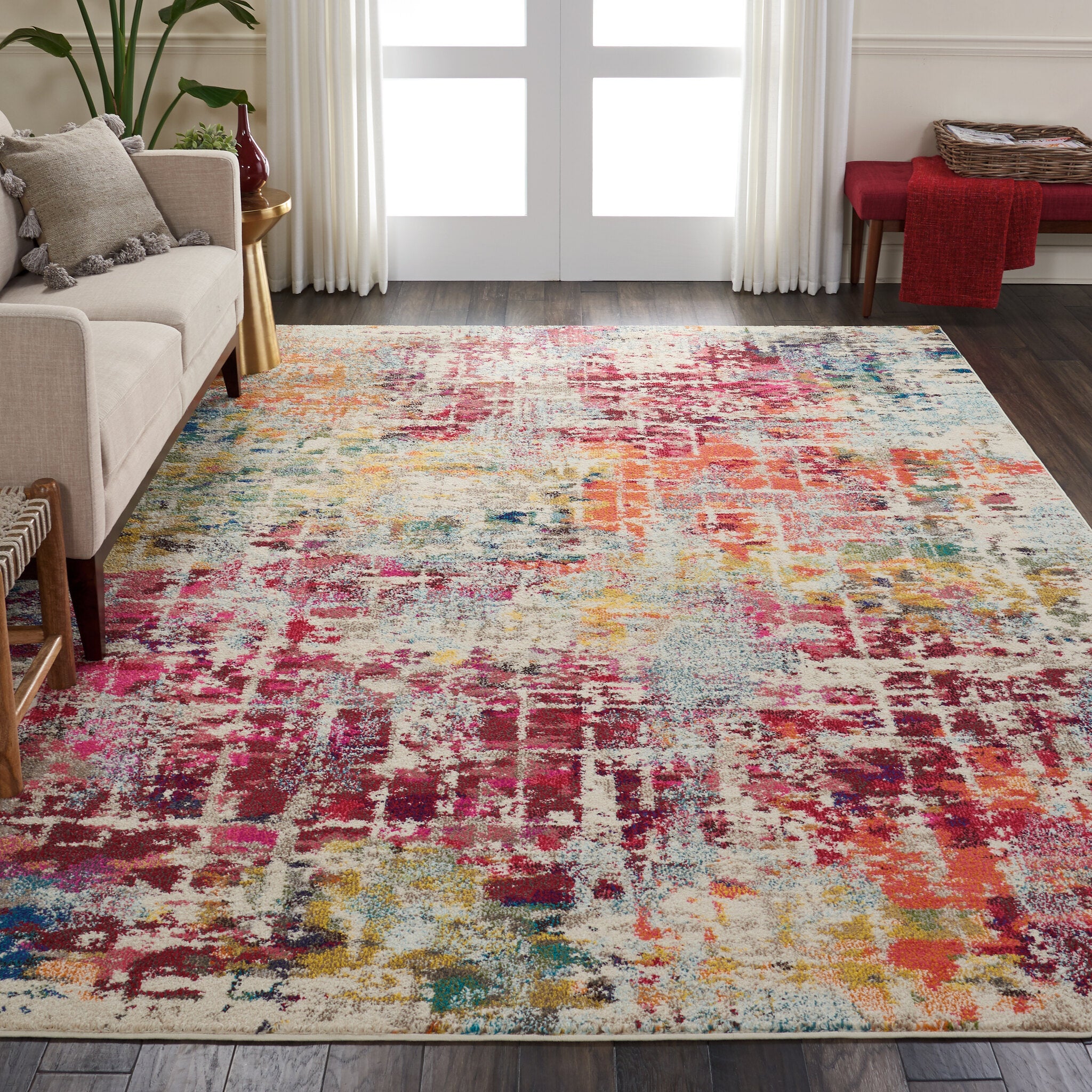 Celestial CES13 Pink Multi rug