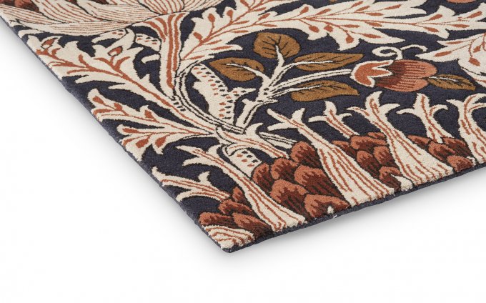 Morris & Co Artichoke Amber Charcoal 127103