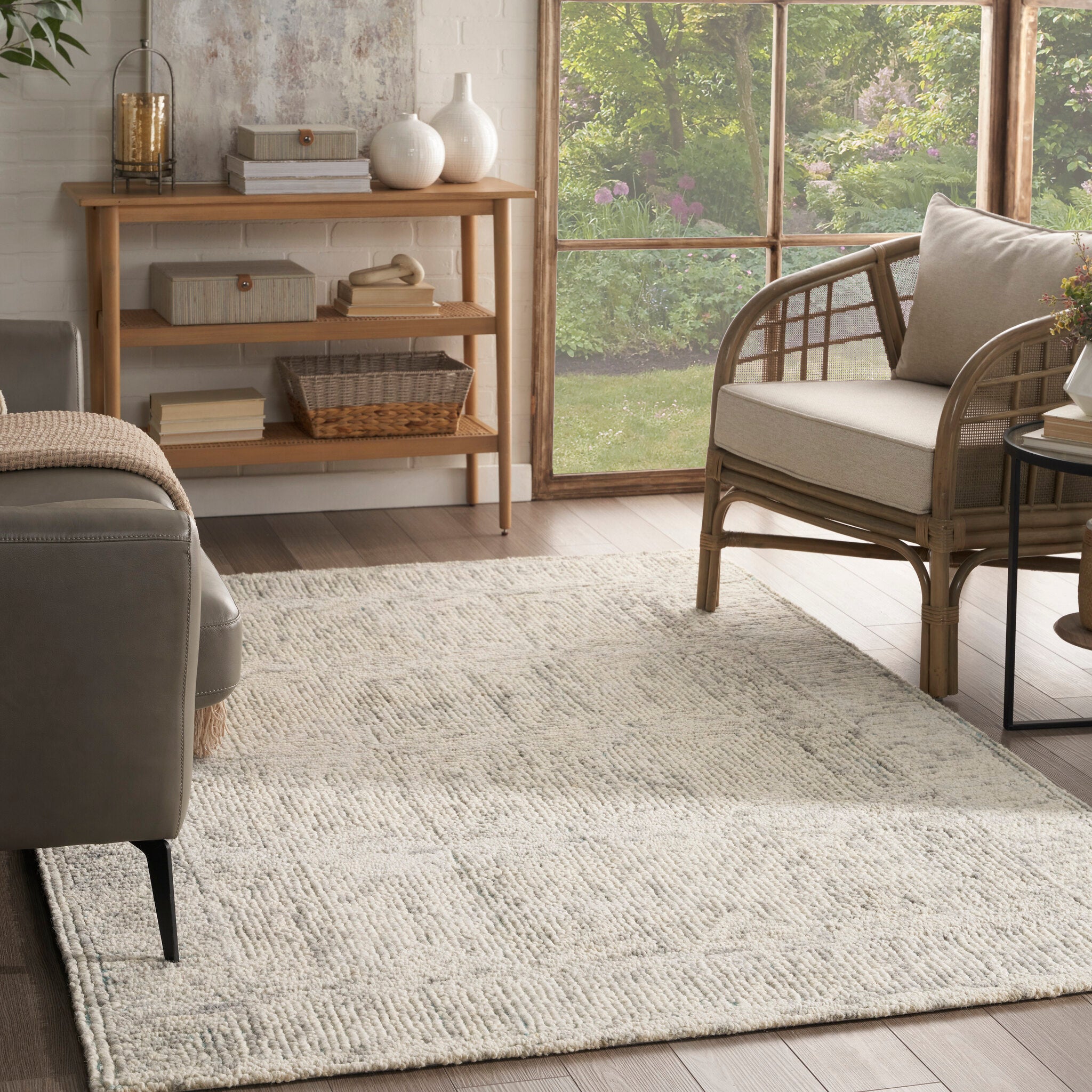 Colorado CLR04 Ivory Grey Teal rug