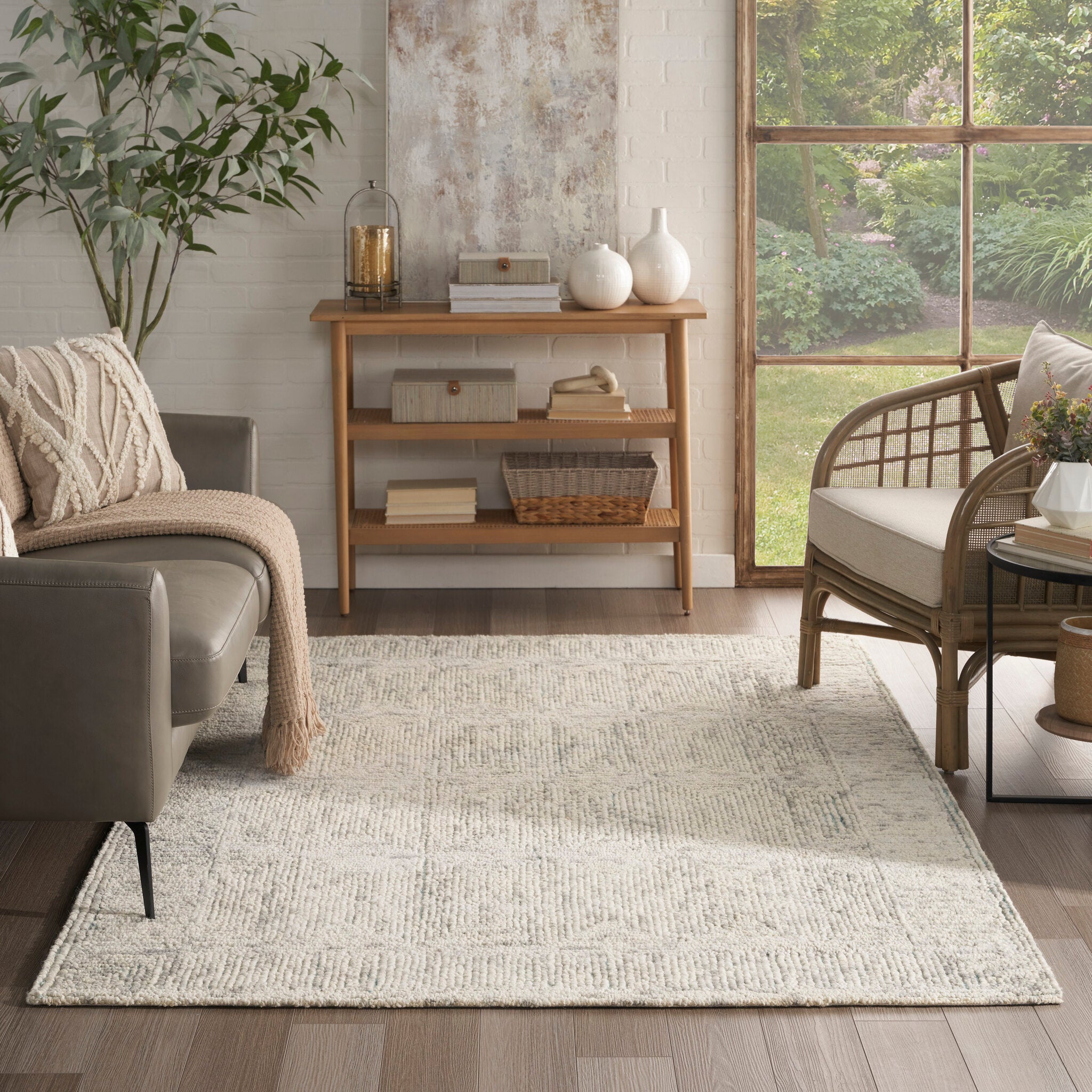 Colorado CLR04 Ivory Grey Teal rug
