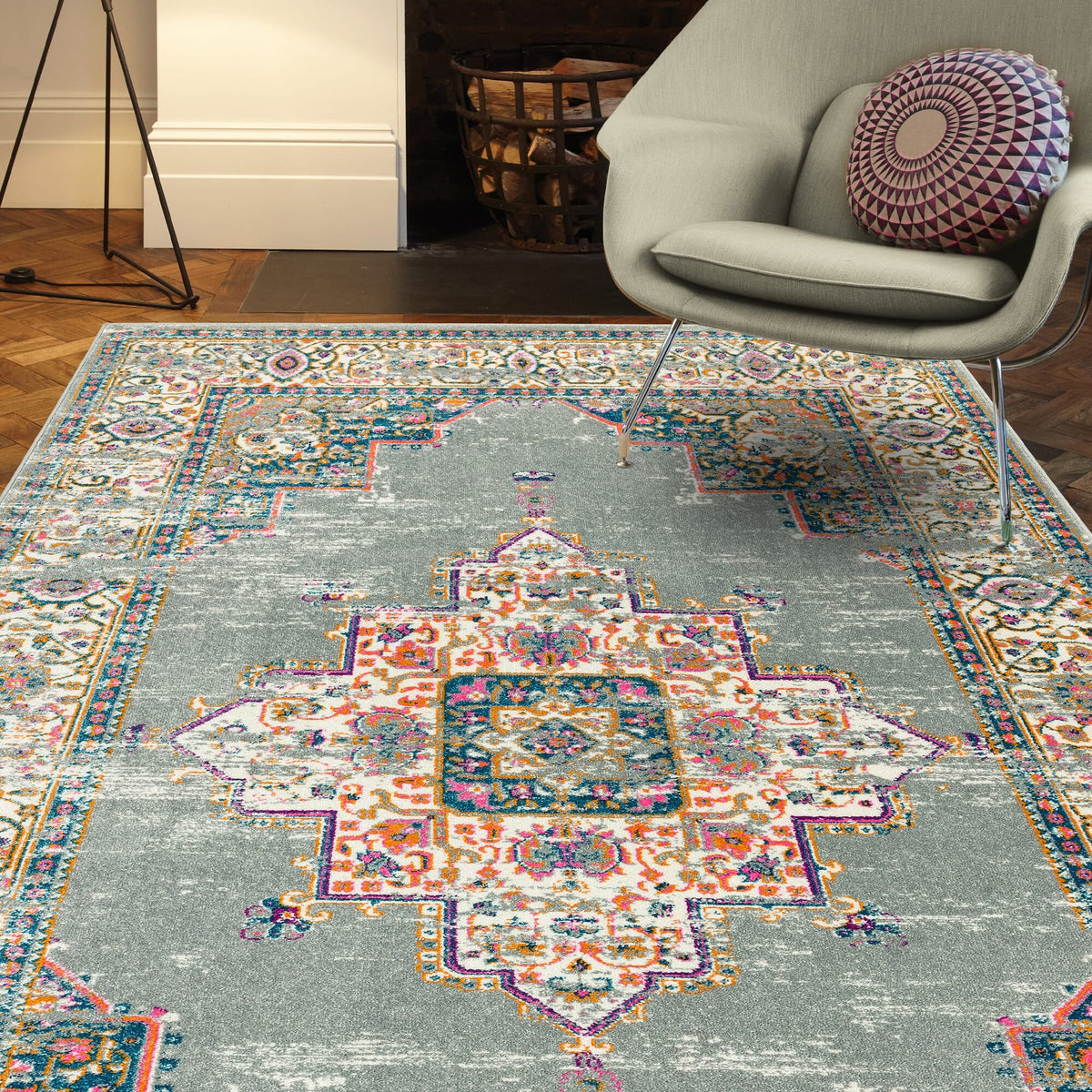 Colt CL02 Medallion Grey rug