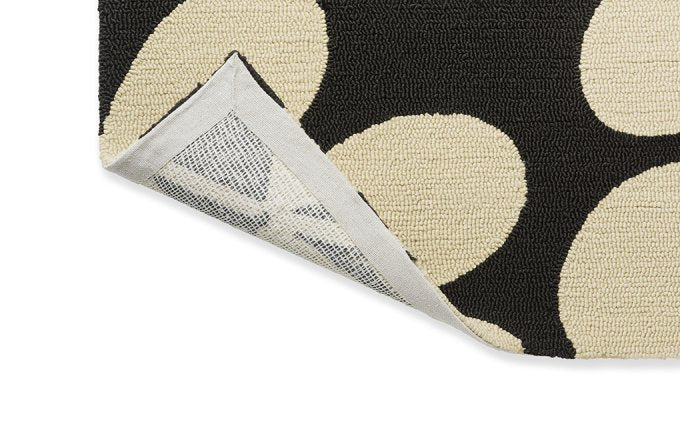 Orla Kiely Stem Sprig Monochrome outdoor rug backing