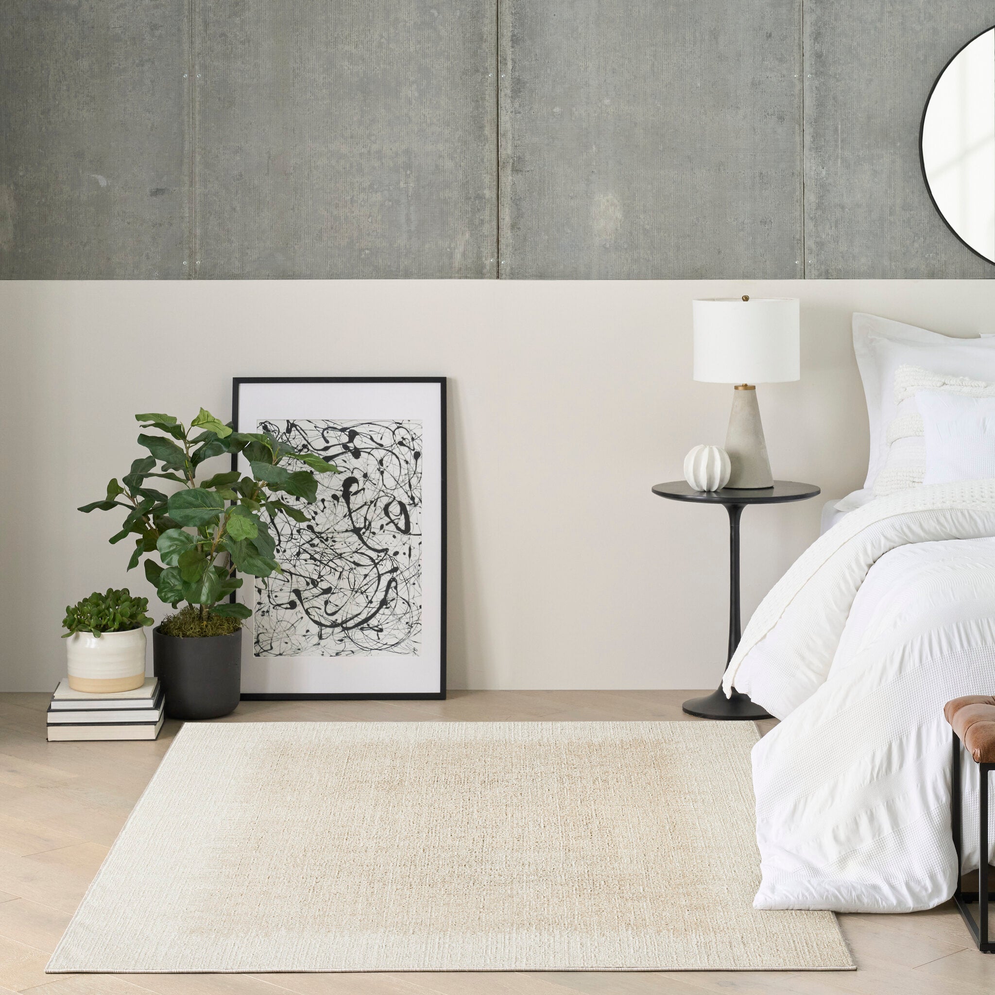 DKNY Grand Street GRN 03 Ivory Beige rug