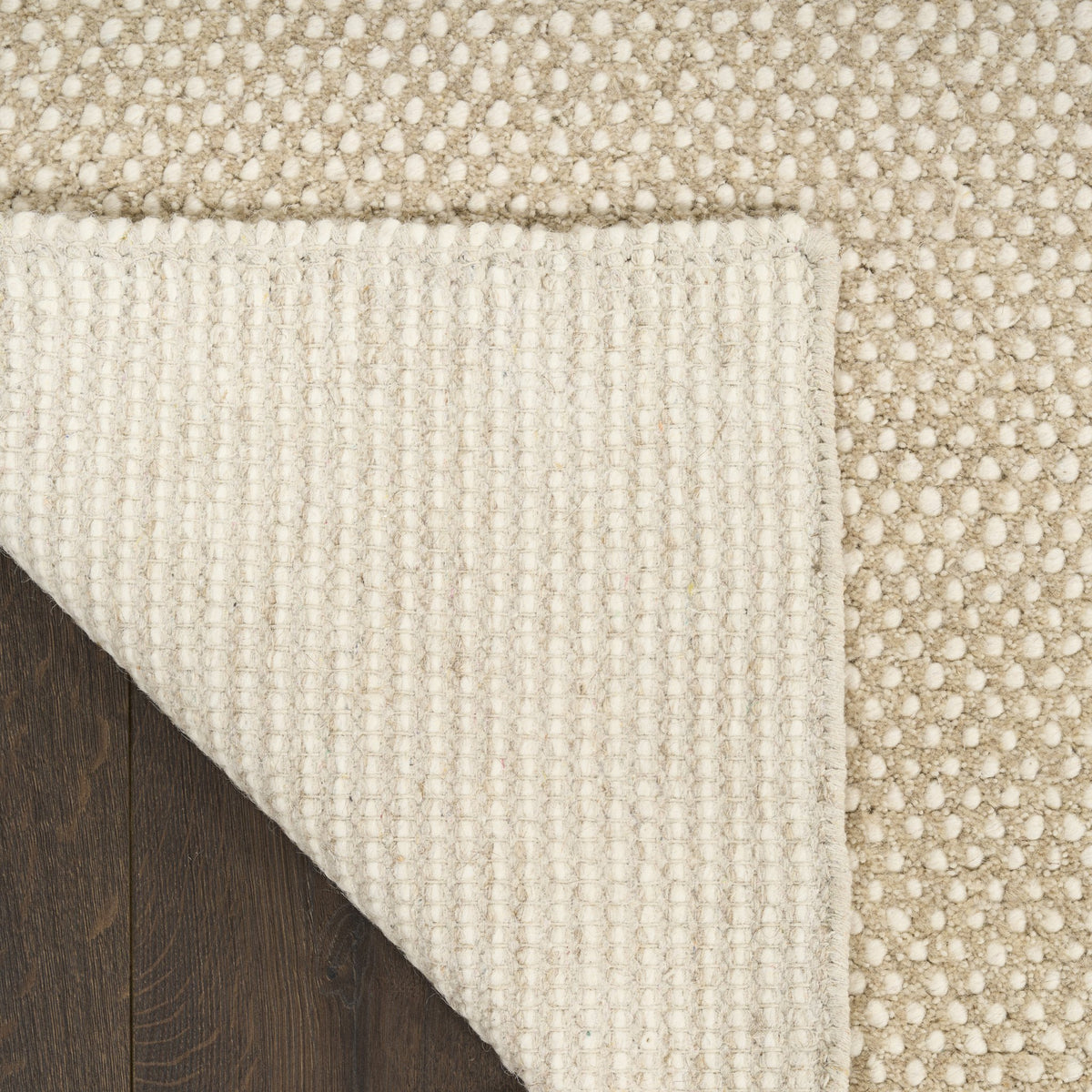 DKNY Rows Row 01 Ivory Taupe rug