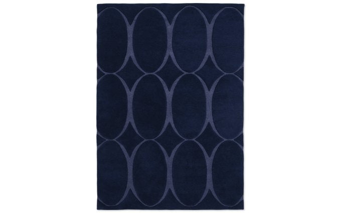 Wedgwood Renaissance Blue 39008 rug full flat view