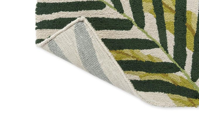 Sanderson Manila Artichoke outdoor rug backing