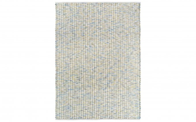Grain Lemon rug full flat view