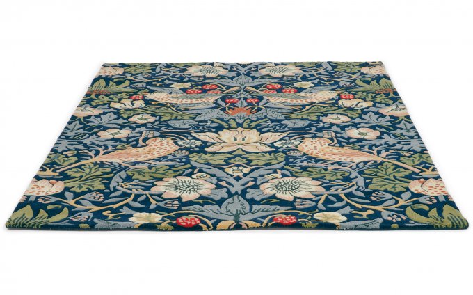 Morris & Co Strawberry Thief Indigo 027708