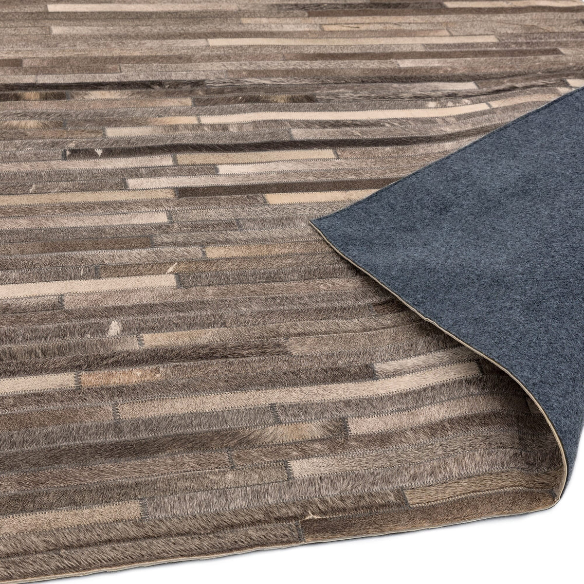 Gaucho Dark Grey Stripe rug
