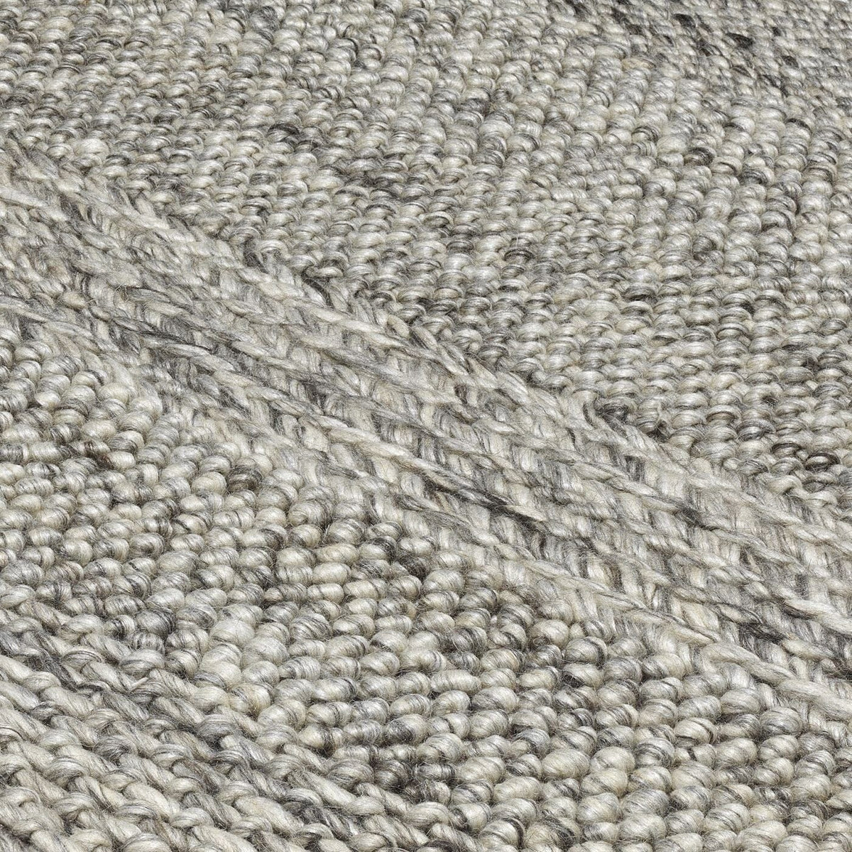 Katherine Carnaby Coast Grey Marl Stripe CS07 rug detail
