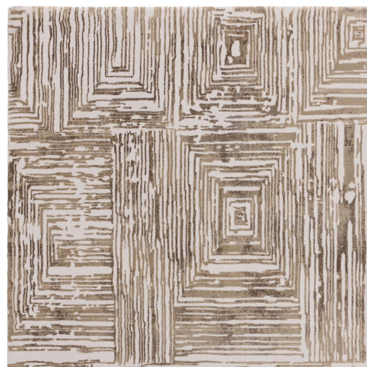 Kuza Portrait Beige rug