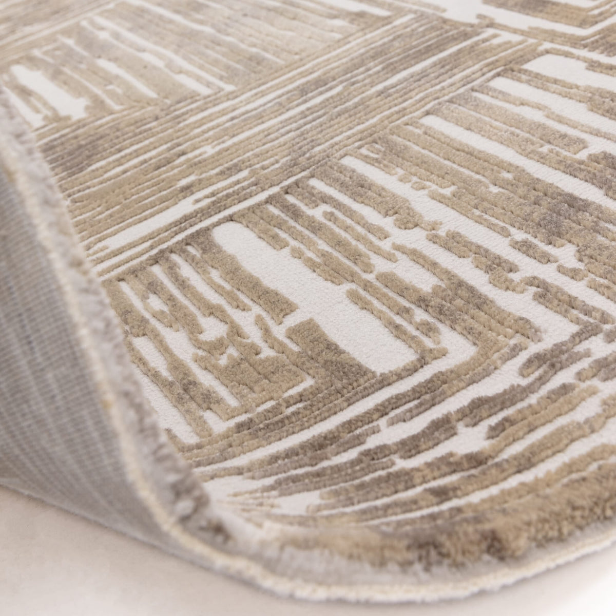Kuza Portrait Beige rug