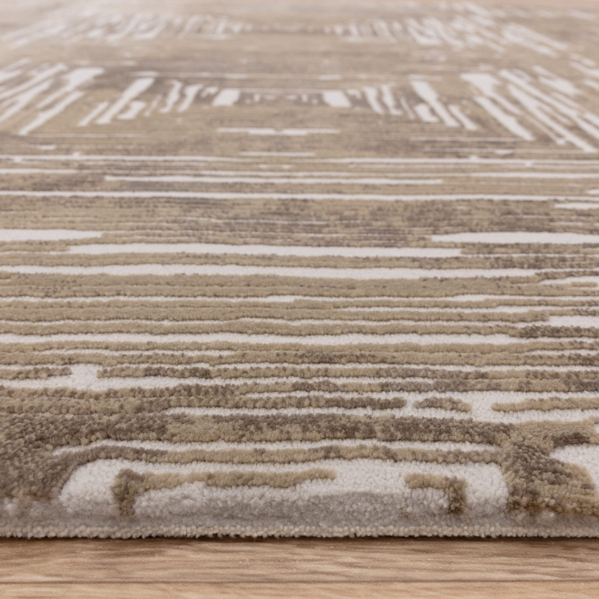 Kuza Portrait Beige rug