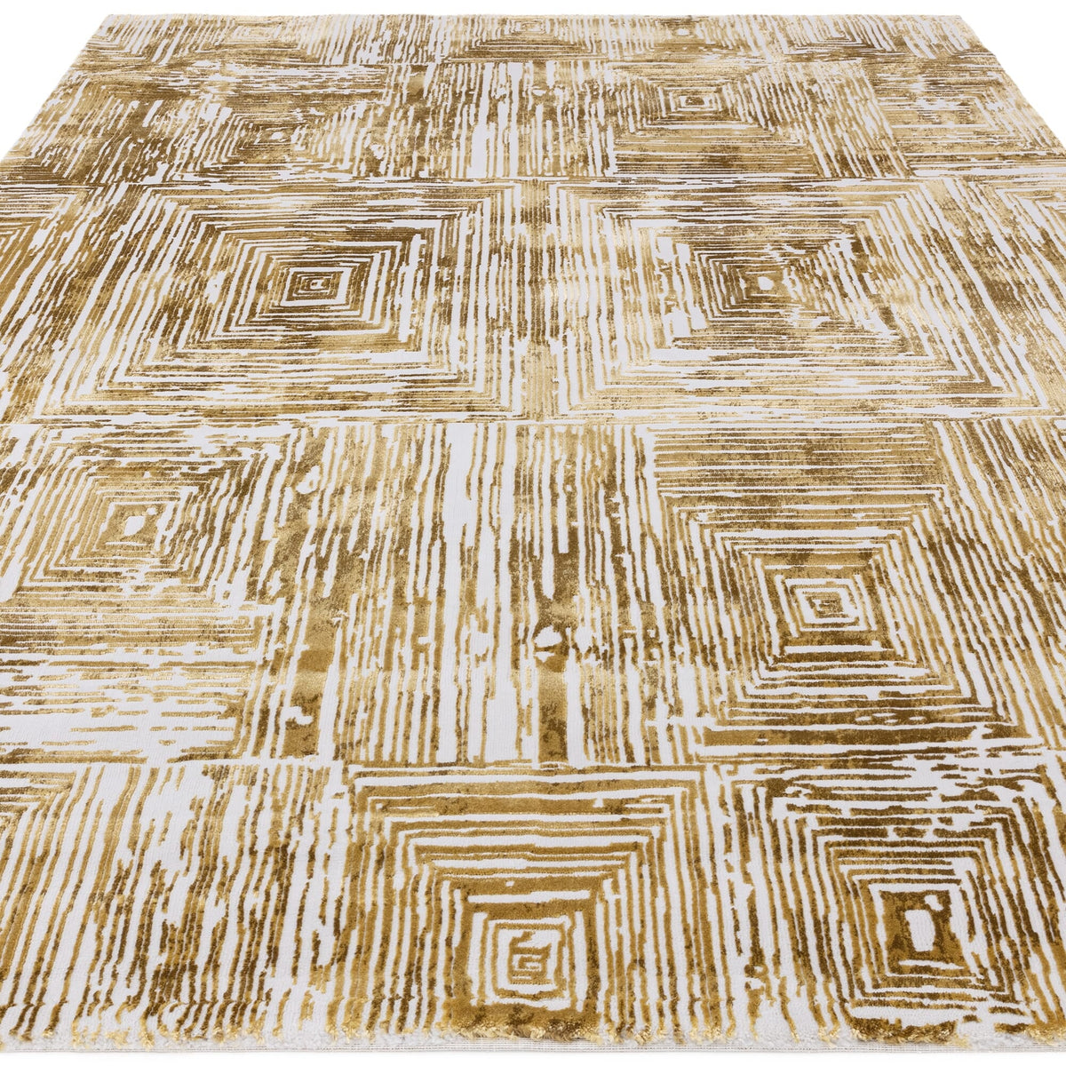Kuza Portrait Gold rug