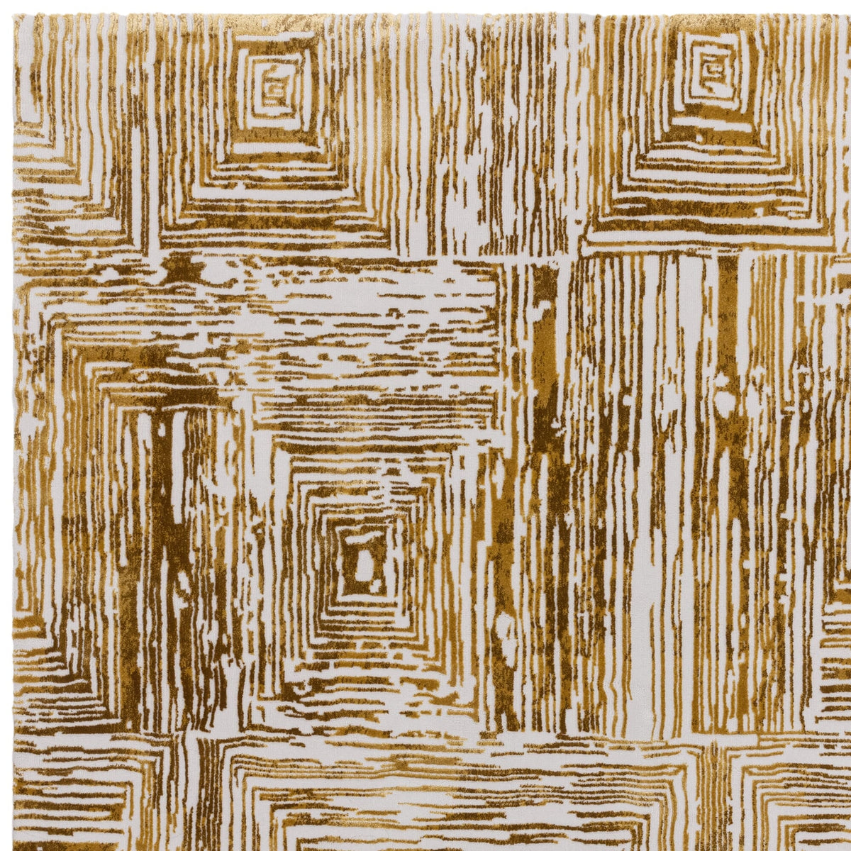 Kuza Portrait Gold rug
