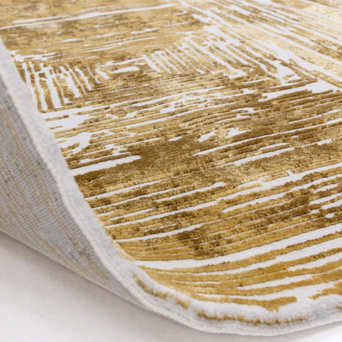 Kuza Portrait Gold rug