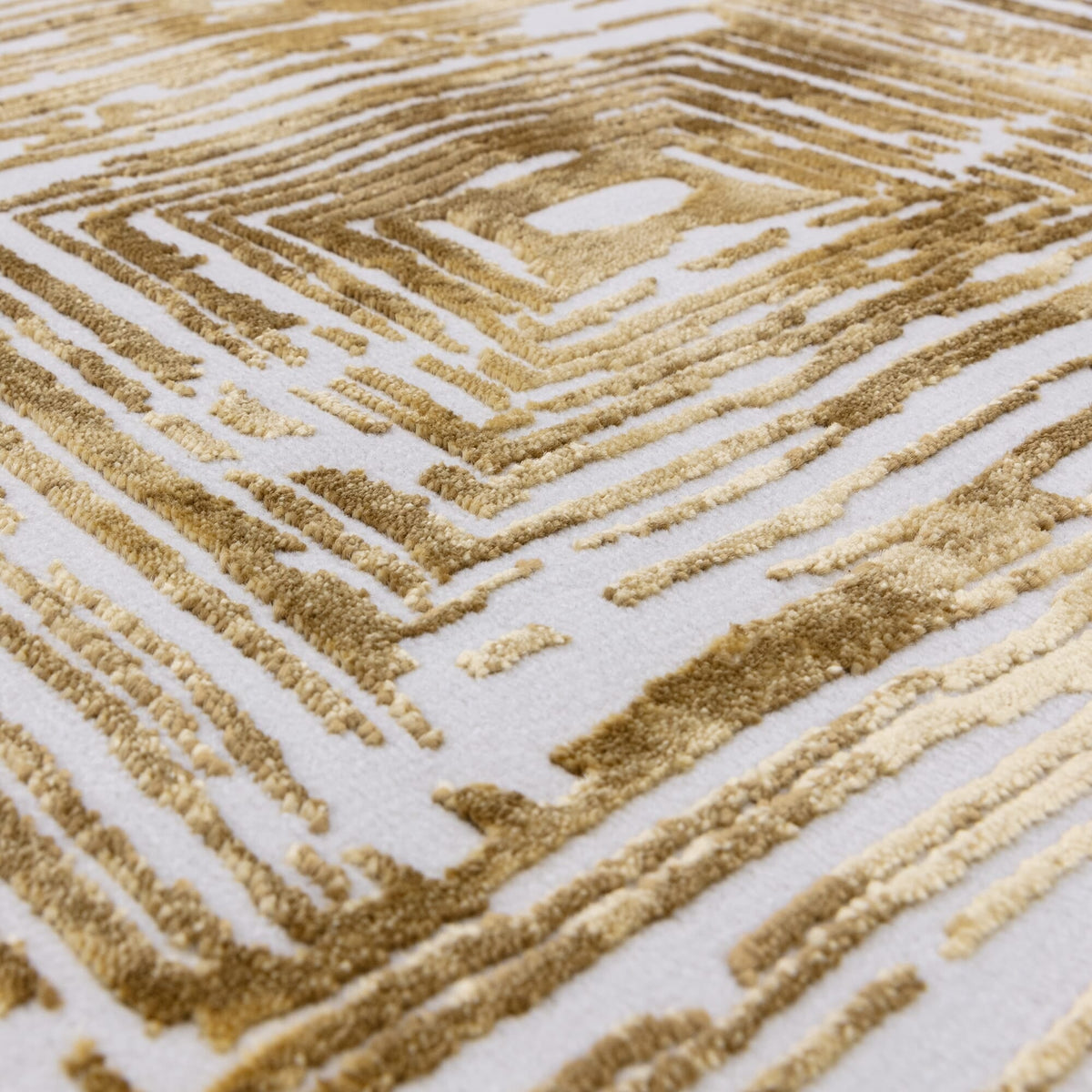 Kuza Portrait Gold rug