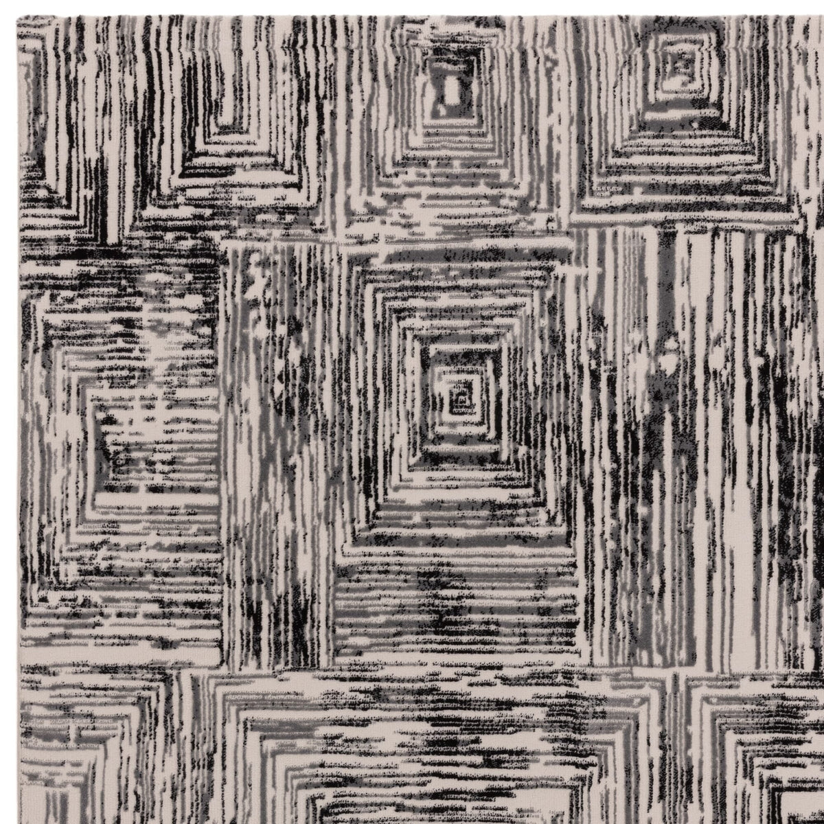 Kuza Portrait Grey rug