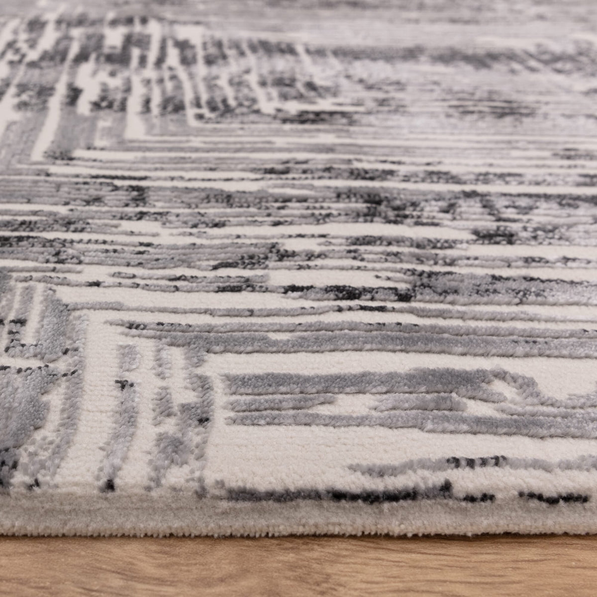 Kuza Portrait Grey rug