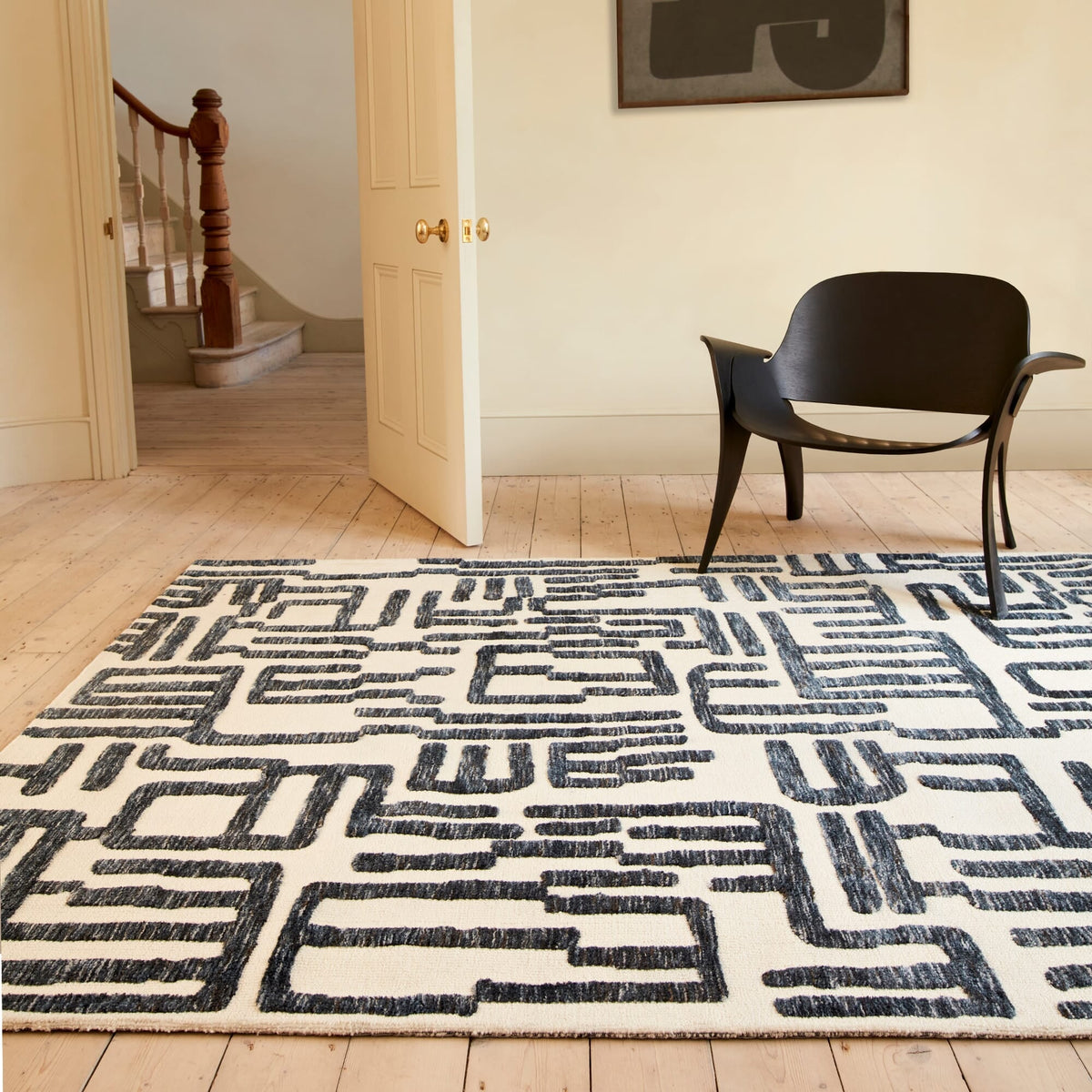 Mason Script rug