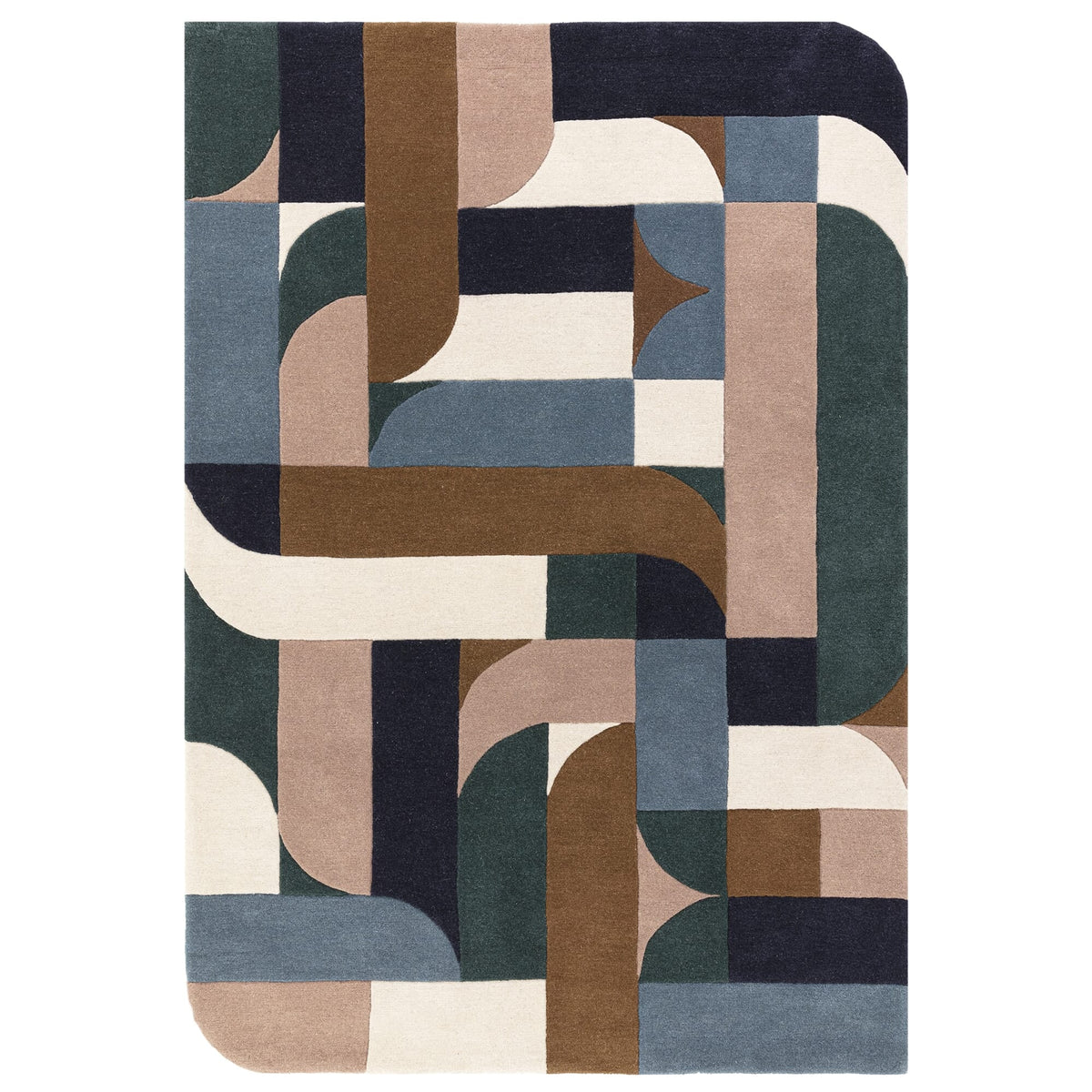 Matrix Klotski Teal MAX89 rug