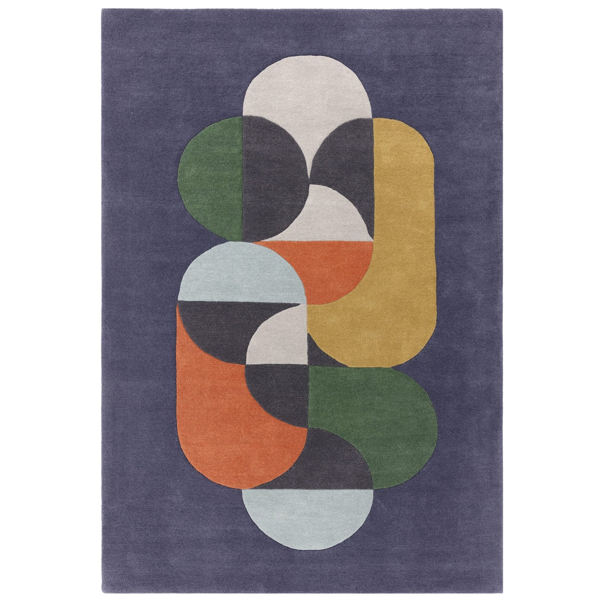 Matrix Statement Navy MAX91 rug