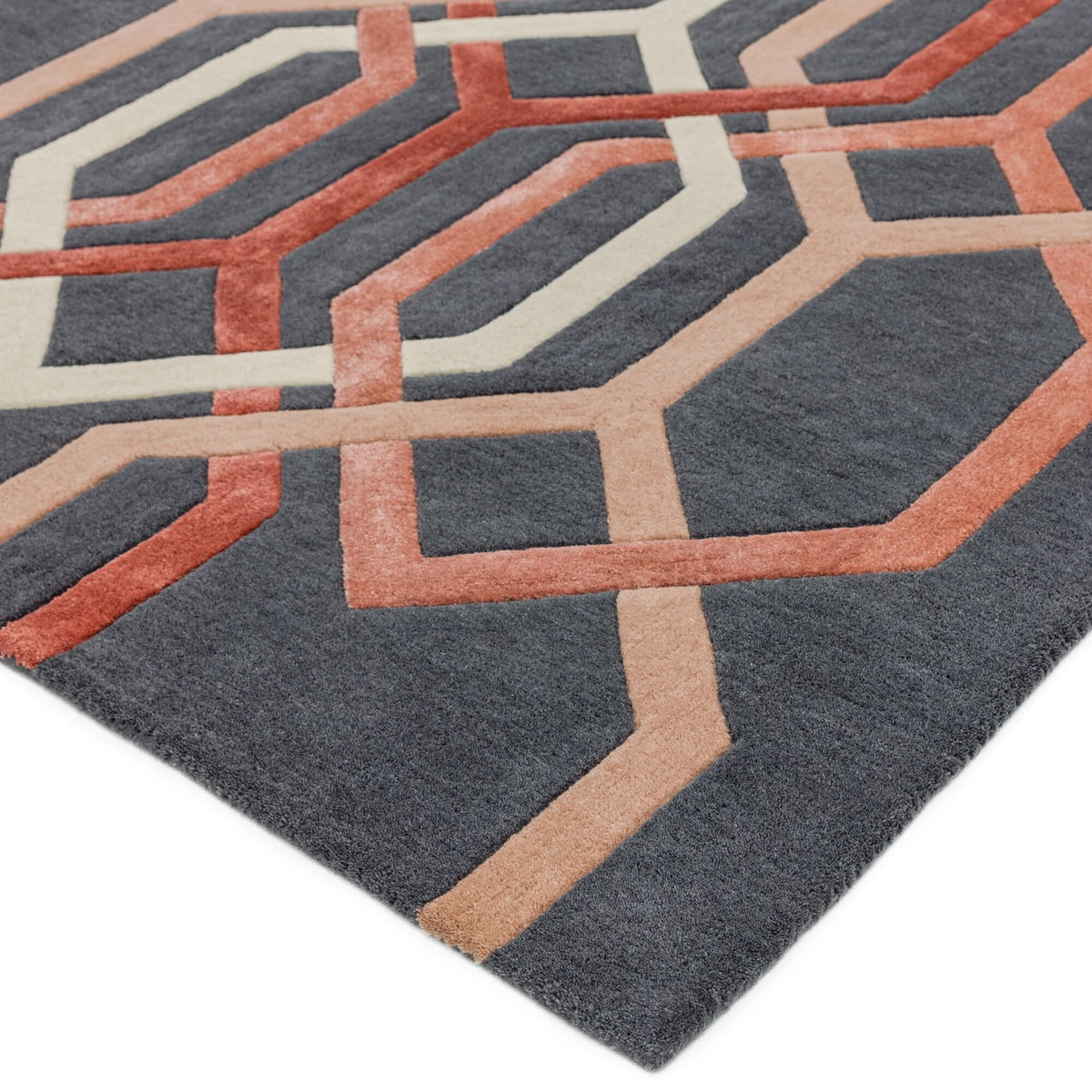Matrix Hexagon Charcoal MAX66 rug