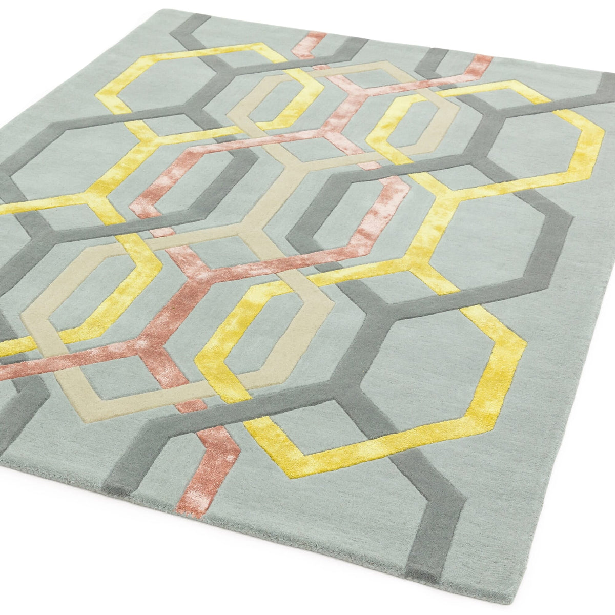 Matrix Hexagon Silver MAX67 rug