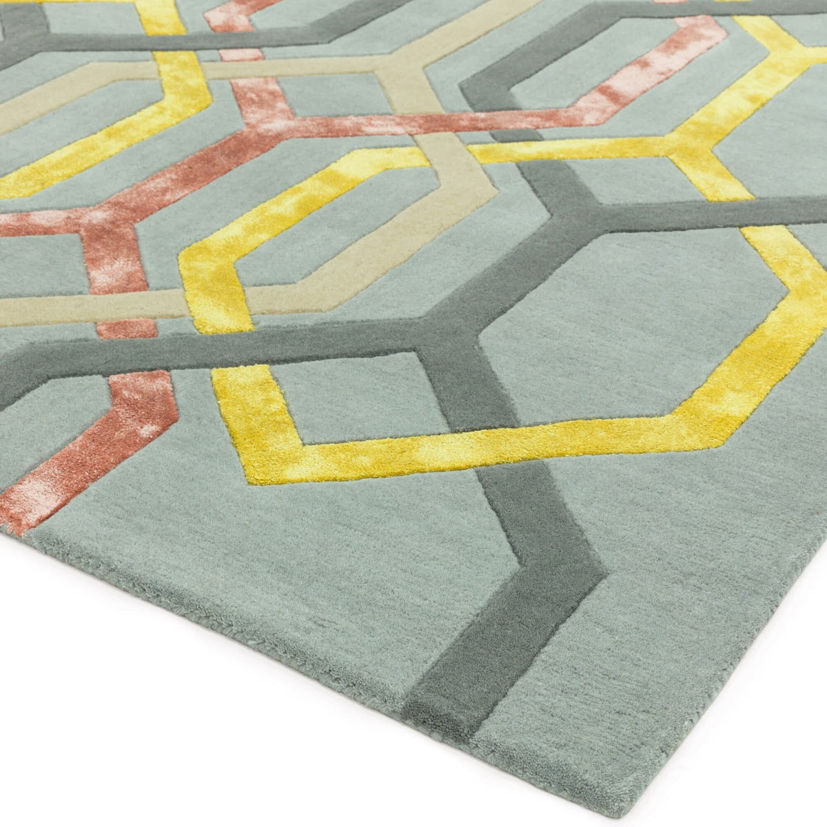 Matrix Hexagon Silver MAX67 rug