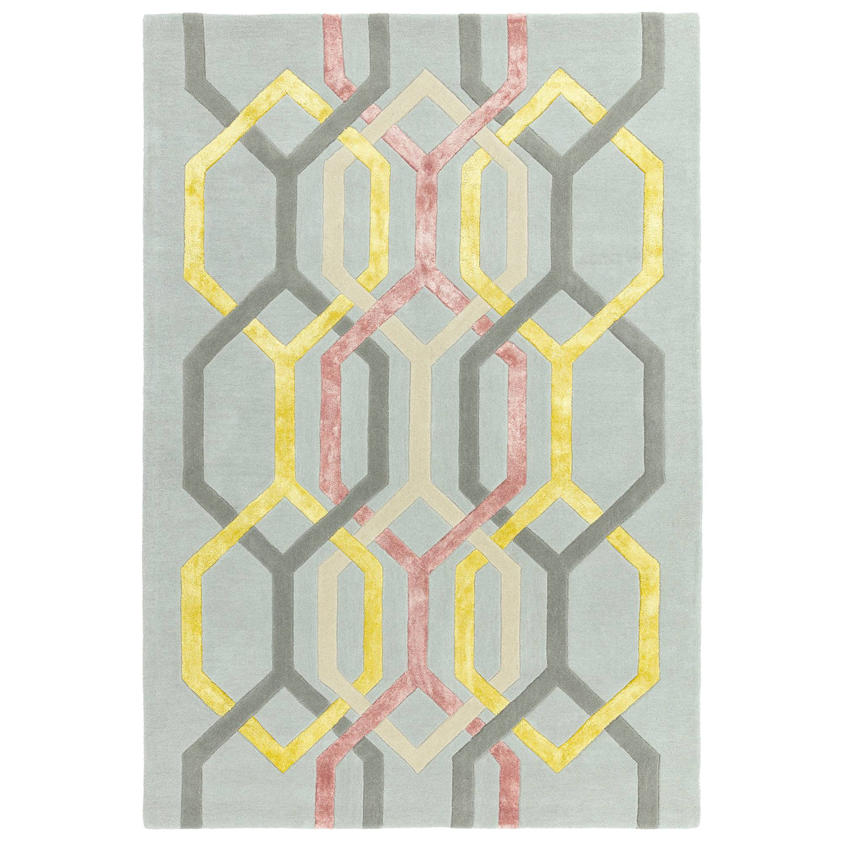 Matrix Hexagon Silver MAX67 rug